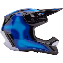 Mx Helma Fox V3 Volatile Helmet Black / Blue