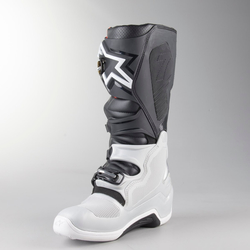 Mx Boty Alpinestars TECH 7 Boot Black Silver White Gold