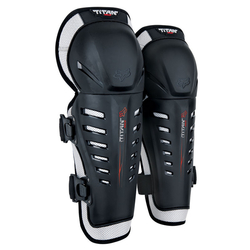 Chrániče kolen a holení FOX Titan Race Knee Guards Black CE