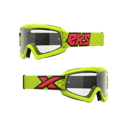 Dětské Mx Brýle Eks Brand Xgrom Flo Yellow Clear Lens