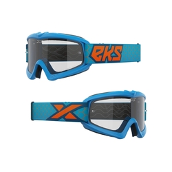 Dětské Mx Brýle Eks Brand Xgrom Cyan / Flo Orange Clear Lens