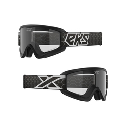 Mx Brýle Eks Brand Gox Flat-Out Black / White Clear Lens