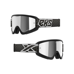 Mx Brýle Eks Brand Gox Flat-Out Black / White / Silver Mirror Lens