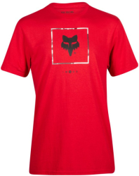 Pánské tričko FOX Racing Atlas SS Premium T-Shirt, flame red