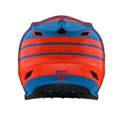 MX helma TroyLeeDesigns GP Helmet Silhouette Orange Cyan 