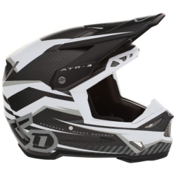 Mx Helma 6D ATR-3 Rival Matte White Helmet 