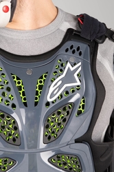 Chránič hrudi Alpinestars A-10 Full Chest Protector Anthracite / Black / Red