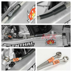 Hadice zadní brzdy MotoMaster Rear Brake Line Kawasaki KX450 24-25