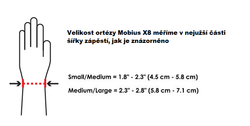 Ortéza na zápěstí MOBIUS X8 Storm Grey