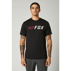 Pánské tričko Fox Apex SS Tech Tee Black / Red