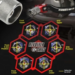 Řadička Zeta Revolver Shift Lever Suzuki RMZ250 Red