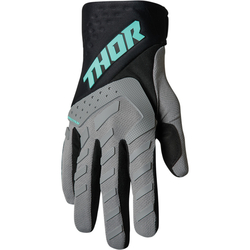 Dětské Mx Rukavice Thor Spectrum Gray / Black / Mint