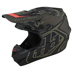 MX helma TroyLeeDesigns GP Helmet Overload Camo Army Green Gray 2022