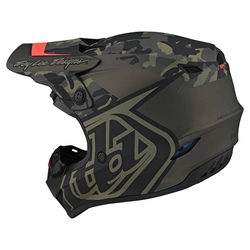 MX helma TroyLeeDesigns GP Helmet Overload Camo Army Green Gray 2022