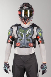 Chránič hrudi Alpinestars A-10 Full Chest Protector Anthracite / Black / Red