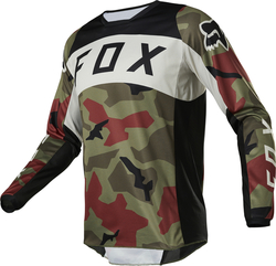 MX Dres FOX 180 BNKR Jersey Green Camo 2022