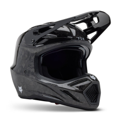Mx Helma FOX V3 RS Carbon Solid Helmet Black 26