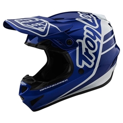 MX helma TroyLeeDesigns GP Helmet Silhouette Navy White 