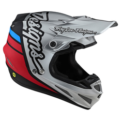 MX helma TroyLeeDesigns SE4 Composite Silhouette Silver Black 