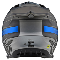 MX helma TroyLeeDesigns SE4 Carbon Helmet W/Mips Speed Black / Gray