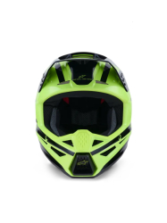 Mx Helma Alpinestars SM3 Heat Helmet Black Yellow 26