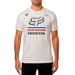 Pánské tričko FOX HONDA PREMIUM TEE OPTIC WHITE