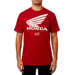 Pánské tričko FOX HONDA BASIC TEE CARDINAL