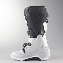 Mx Boty Alpinestars TECH 7 Boot Black Silver White Gold