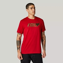 Pánské tričko Fox Cntro Ss Tech Tee Red