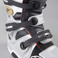 Mx Boty Alpinestars TECH 7 Boot Black Silver White Gold