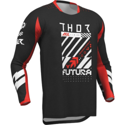 Dětský Mx Komplet THOR Launchmode Futura Black / Red Kids Gear Set 2026