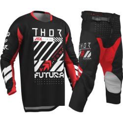 Dětský Mx Komplet THOR Launchmode Futura Black / Red Kids Gear Set 2026