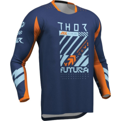 Dětský Mx Komplet THOR Launchmode Futura Navy / Orange Kids Gear Set 2026