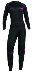 Dámský dres THOR WMN SECTOR MIN Black / Pink