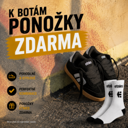 Dětské boty ETNIES Kids Locut Black / Gum / White