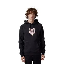 Pánská mikina FOX RYVR Raglan Pullover Fleece Hoodie Black