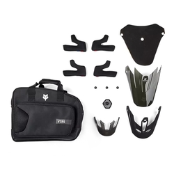Mx Helma FOX V3 RS Carbon Solid Helmet White 2024
