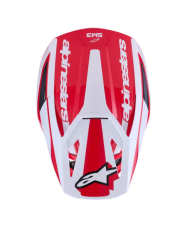 Mx Helma Alpinestars SM3 Heat Helmet Black Red White 26