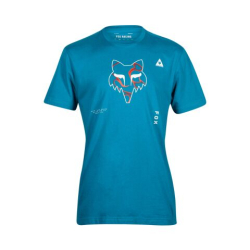 Pánské tričko Fox Racing Withered Ss Prem Tee Maui Blue