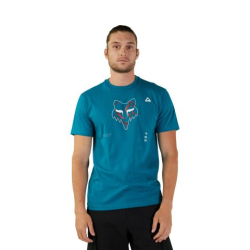 Pánské tričko Fox Racing Withered Ss Prem Tee Maui Blue