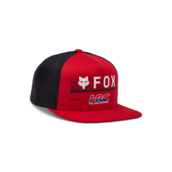 Pánská čepice FOX X Honda SnapBack Hat Flame Red