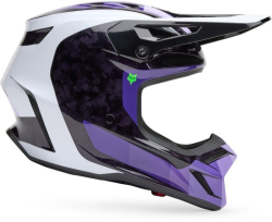 Mx Helma Fox V3 RS Grid Helmet Black/Purple