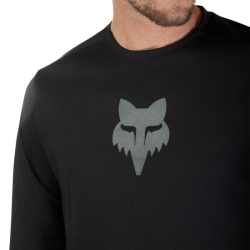 MTB dres Fox Ranger Fox Head Long Sleeve Black