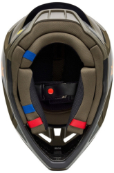 Mx Helma Fox V3 Fade Helmet Brown/Black