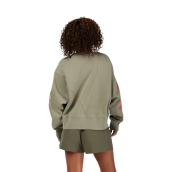 Dámská mikina Fox Womens Elevated Oversized Crew Sweatshirt Adobe