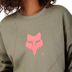 Dámská mikina Fox Womens Elevated Oversized Crew Sweatshirt Adobe