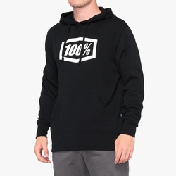 Pánská mikina 100% Essential Hooded Sweatshirt Black