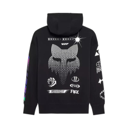 Pánská mikina FOX Image Cosmo Oversized Pullover Hoodie Black 