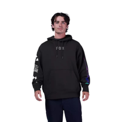 Pánská mikina FOX Image Cosmo Oversized Pullover Hoodie Black 