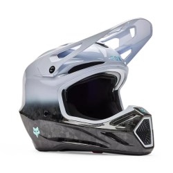 Mx Helma FOX V3 RS Ghost Helmet White 26